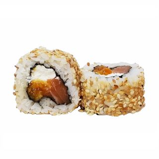 Hot orange uramaki rol