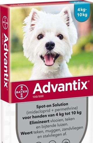 Advantix Drops for Fleas, ticks, mosquitoes, sandflies, stable flies, lice (4-10 kg)