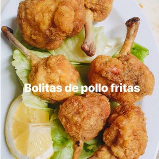 Bolitas de pollo fritas (6uds.)