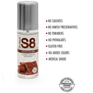 S8 Lubricante Sabor Chocolate 125ml