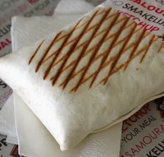 Menú de taco de Frankfurt