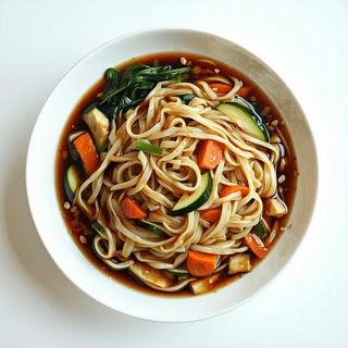 31D. Udon saltati con verdure al sughetto giapponese