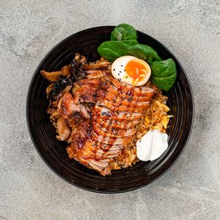 25. Hrskava patka s rižom