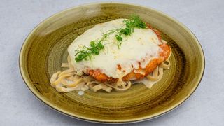 Hrskava ćuretina na restovanom vrganju