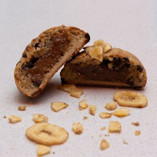 COOKIE PLÁTANO CON DULCE DE LECHE