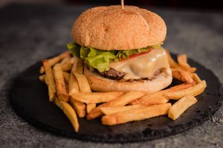 Hamburguesa Con Bacon