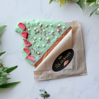 Флэт круассан клубника