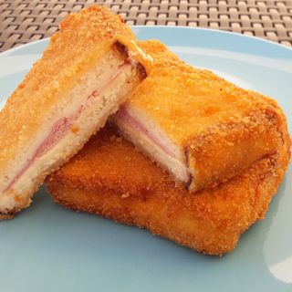 mozarella in carrozza al prosciutto 