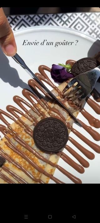 Crêpe Oreo chocolat