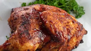 Grilled chicken half