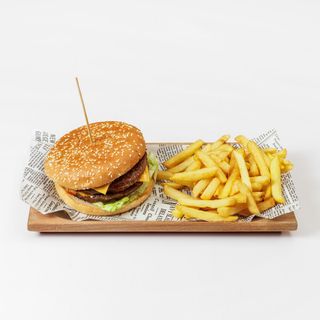 Double burgher menù