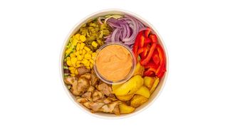 Sałatka kebab kurczak mieszany