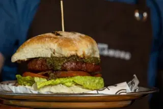 hamburguesa veggie