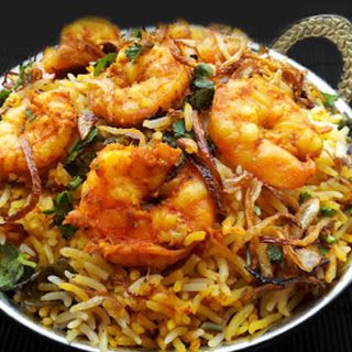 Gamberi biryani