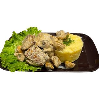 Medaliony wieprzowe w sosie grzybowym