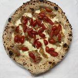 Pizza Guanciale E Pomodorini Bianca  32cm