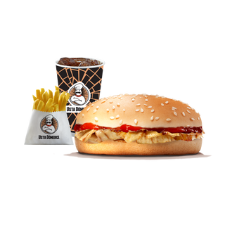 ქათმის ბურგერის საბავშვო მენიუ