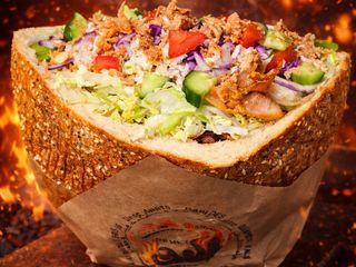 Kebab w bułce