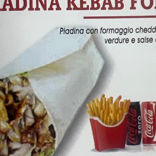 Piadina Kebab Formaggio  MENU
