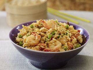 Ryż smażony z krewetkami