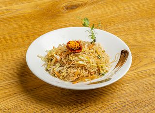 Spaghetti riso verdure