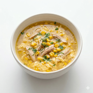 Supa de pui cu porumb