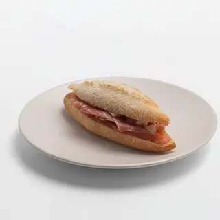 Minibaguette de jamón