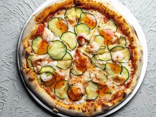 Піца з креветками (500g)