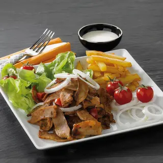 Plato Kebab De Pollo