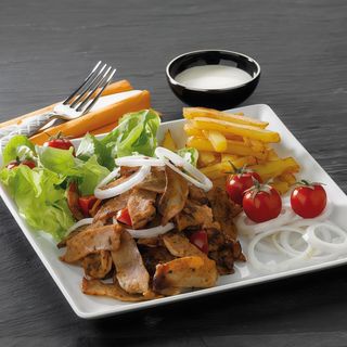 Plato Kebab De Pollo