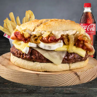 Menú Fundida burger