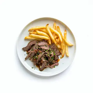 Plato solo patatas con carne