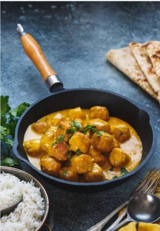 Coconut Beef Curry 2 Chapatis