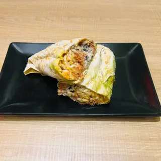 Burrito en tortita de trigo