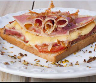 Tosta De Jamón Con Tumaca