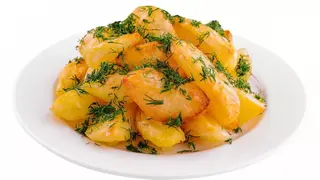 Картофи соте с чесън (200г)