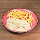 ქათამი ნაღების სოუსით