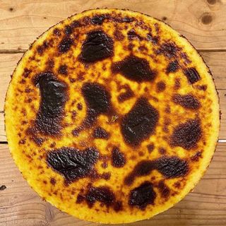 Tarta de queso cremoso con galleta