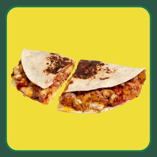 Crunchy Chicken Quesadilla BBQ