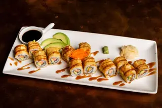 Pohovani losos roll