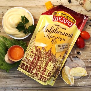 Majonez Shchedro "Lvivskiy Premium" 80% 300g