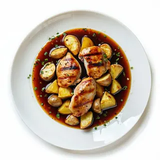 77 Pollo con patate