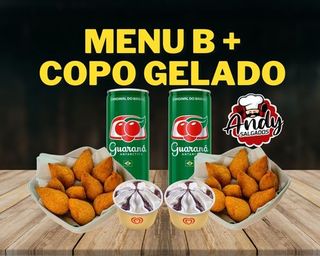 Menu B + 2 Copos Gelado OLÁ