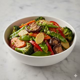 Plato De Verduras Variadas Salteadas