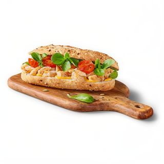 RUSTICO DE POLLO AL CURRY CON MANGO