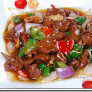 Ternera con pimientos