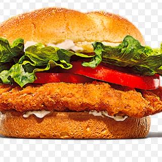 Chicken fillet burger
