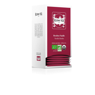 Kusmi Tea - Rooibos Vanille Bio - Caixa de 25 saquetas