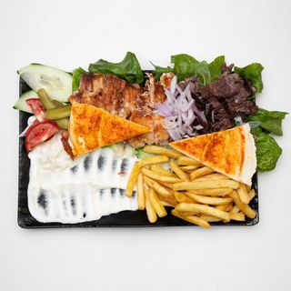 طبق شاورما ميكس