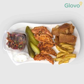 Порция Шиш Таук на плоча